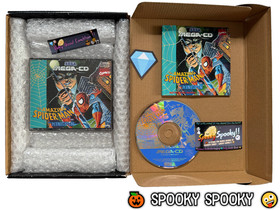 The Amazing Spider-Man vs the Kingpin Sega Mega CD - UK PAL VGC CIB Natural Disc