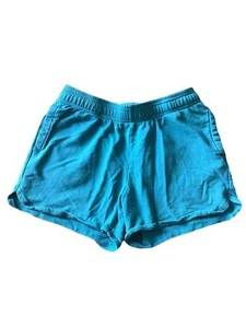 All In Motion Girls Youth Size XL XLarge 14 16 Athletic Workout Shorts Blue GUC - Picture 1 of 8