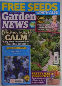 Garden News magazine 23rd August 2025 Create an Oasis of calm + Nigella Seeds - Picture 1 of 1