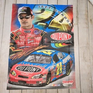 Jeff Gordon #24 NASCAR Indoor/Outdoor Vertical Hanging Banner Flag 27"x37" L - Picture 1 of 7