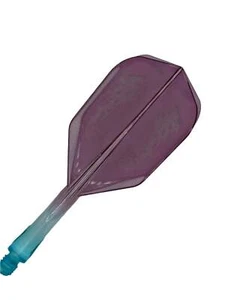 Caliburn Short NO6 SUP vuelos y potencia de dardos integrados. Dragón púrpura y azul - Imagen 1 de 3