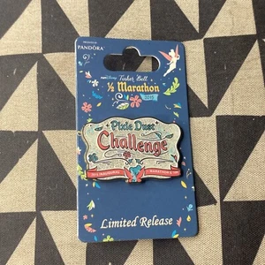 Tinker Bell Pin Inaugural Marathon Pixie Dust Challenge Glitter Pandora 10K Tink - Picture 1 of 3