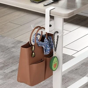 Portable Purse Hook for Tables Foldable Handbag Hanger Desk Purse Holder Clip - Picture 1 of 6