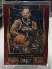#7 Randy Foye - Nets - 2016-17 Panini Select - Maroon Prizm Concourse - 088/175