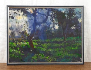 Pintura al óleo original, artista ucraniano, paisaje, verano, soleado - Imagen 1 de 9