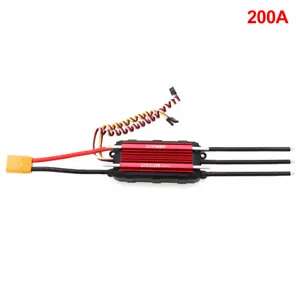 ROCKET-RC 200A Waterproof Brushless Marine ESC 4-8S LiPo BEC 8.4V10A for RC Boat - Picture 1 of 9