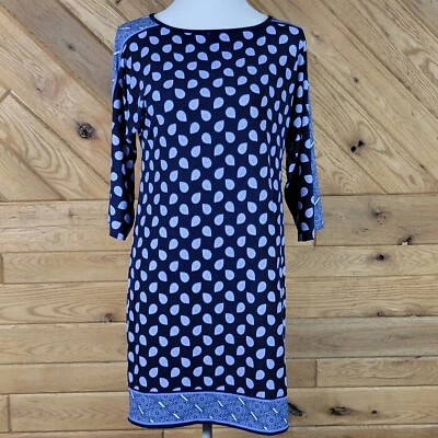 Vestido blusa Michael Kors para mujer cachemir manga 3/4 azul talla XS Foto 1 de 4