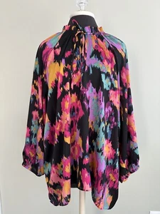 ee:some Womens Blouse Multicolor Relaxed Spring Colors - Picture 1 of 8