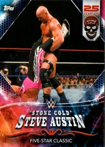 2021 Topps WWE Superstars 25 Years Stone Cold Steve Austin #182 Five-Star - Picture 1 of 1