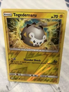Pokemon Togedemaru Reverse Holo Foil 74/236 Cosmic Eclipse Card Near Mint - Picture 1 of 2