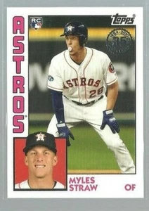2019 Topps '84 Topps Rookies #84RMS Myles Straw (ref 95903) - Picture 1 of 1
