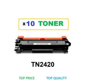 10 TONER TN-2420 per BROTHER - MFC L2710DW L2710DN L2750DW L2730DW TN2420 - Foto 1 di 5