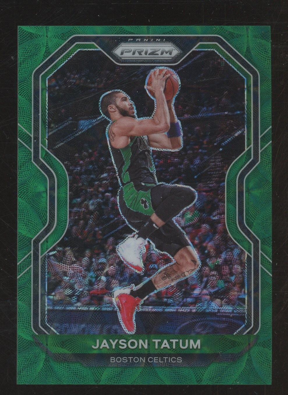 2020-21 Panini Green Choice Prizm #119 Jayson Tatum Boston Celtics 8/8