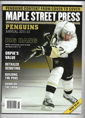 2011-12 Maple Street Press Penguins Magazine---Сидни Кросби Отличное состояние - Изображение 1 из 2