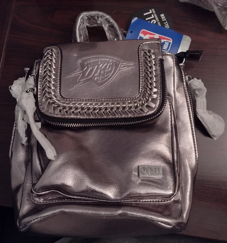 Brand New Oklahoma City Thunder FISLL Metallic Mini Backpack Cover