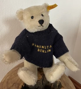 Original Steiff Tier Bär wie Neu !!!!! Knopf Sammlerstück 26 cm beweglich - Bild 1 von 5