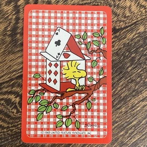 1965 Hallmark Woodstock Playing Cards Peanuts Schulz Complete 52 + 2 Jokers - Picture 1 of 9