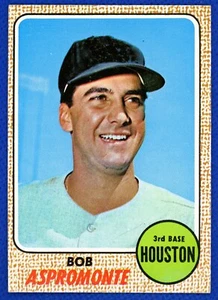 1968 Topps Set Break # 95 Bob Aspromonte Houston Astros EXMT-NRMT - Picture 1 of 2