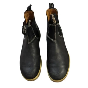 Blundstone 1401 Black Chelsea Boots Men’s 11.5 Workwear Leather - Picture 1 of 10