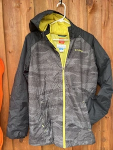 Columbia Thermal Coil Insulated Black/Grey Hooded Puffer Jacket Youth Gr. XL - Bild 1 von 5