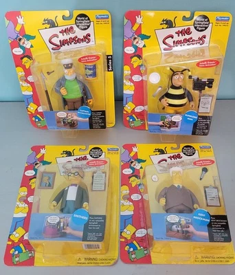 LOTE Smithers/Brockman/Bumblebee/Capitán LOS SIMPSONS World of Springfield Foto 1 de 4