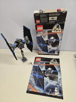 LEGO Star Wars 7146 TIE Fighter Completo, Caja, Instrucciones, FALTA UNA MINIFIGURA Foto 1 de 4