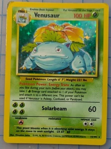 Venusaur 18/130 Base Set 2 Pokemon Card Holo Foil Rare HP - Picture 1 of 4