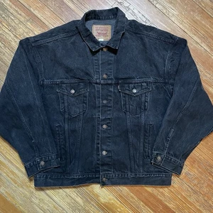 Vintage 90s Levi’s Denim Trucker Jacket Size XL Type 3 70507-4159 Uruguay Made - Picture 1 of 16