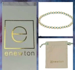 ENEWTON KLASSISCHES GLÜCKSELIGES MUSTER 2 MM PERLENARMBAND Tourquise - Bild 1 von 4