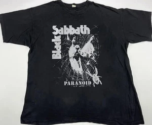 Black Sabbath Paranoid Spider classic unisex blach tee S-5XL QT3212 - Picture 1 of 2