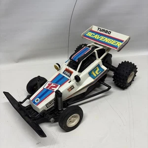 Vintage Turbo Scavenger Buggy RC Car 11" Long NO REMOTE As Found For Parts - Picture 1 of 16