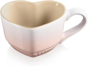 Le Creuset lc00298 Heart Mug 220ml Shell Pink Japan free shipping new - Picture 1 of 6