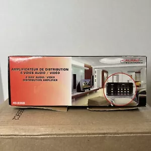 CALRAD ELECTRONICS 40-936B 4 Way Audio Video Distribution Amplifier - Picture 1 of 3
