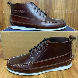 G.H. BASS & CO. Men's Camp Moc Leather Boots ~ Brown ~ Various Sizes - Picture 1 of 4