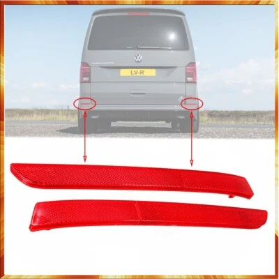 Paraurti Riflettore Sinistra + Destra 7E0945106A Per VW Transporter T5 2012-2015 - Image 1 of 4