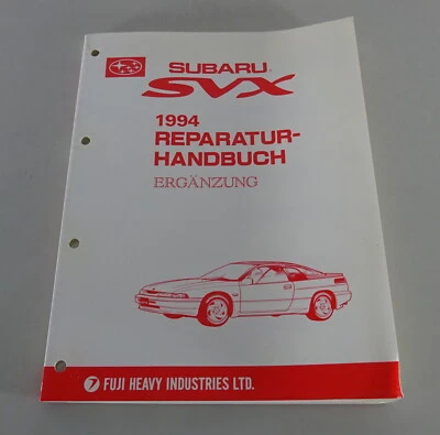 Manual de Taller Complemento Subaru Svx Stand 05/1994 - Imagen 1 de 4