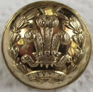 Victorian British Army:"MIDDLESEX REGIMENT OFFICER'S BRASS BUTTON" (Large, 24mm) - Foto 1 di 3