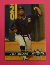 2017 Grandstand, Lake County Captains - JUAN HILLMAN - autographed