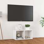 Meuble TV blanc brillant 72x35x36,5 cm bois d’ingénierie, , Meubles TV