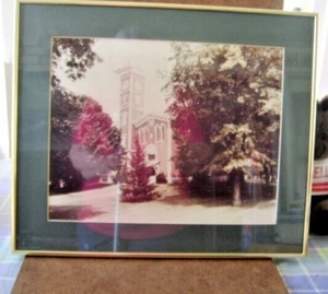Gerahmtes Vintage Foto von Jennings County Court House, Vernon, IN - Bild 1 von 7