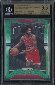 【PANINI PRIZM 2019 20】 BLANCO COBY - VERDE BRILLO FOTL PRIZM /25 - BGS 9.5 💎 - Imagen 1 de 2