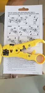 Universal cable wire stripper In original packaging RG59, RG6,RG7, RG11 - Picture 1 of 5
