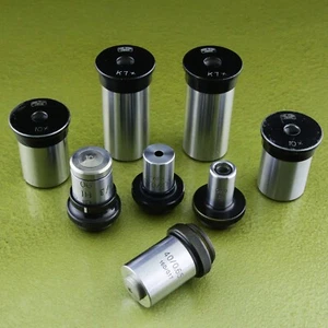 RMS 20 mm, 90 40 10 8 Microscope OBJECTIVES CARL ZEISS JENA Laboval #08 ☆☆☆ - Picture 1 of 9