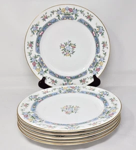 Royal Worcester England MAYFIELD Dinner Plates 10-5/8" Set of 6 - EXCELLENT - Picture 1 of 5