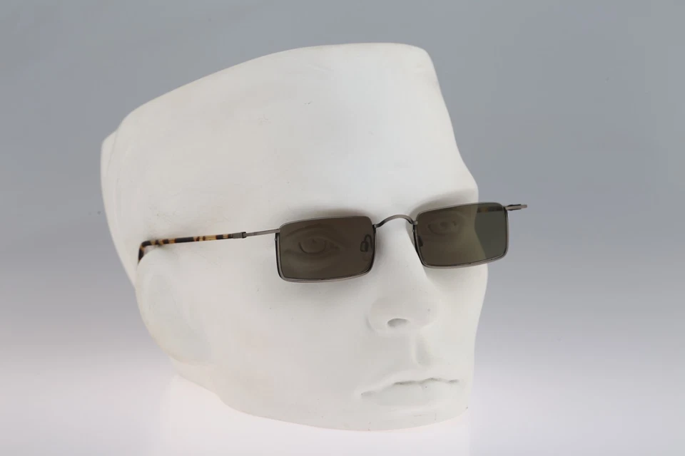 Gafas de sol Robert Rudger 1280 148 37, años 90 antiguas plateadas y tortuga rectangulares Foto 1 de 4