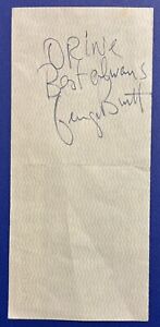 GEORGE BRETT Signed Boatman’s Bank Check- 1980’s