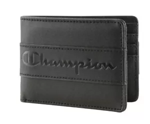 Champion Men’s Harbor Bifold Wallet, Black - Picture 1 of 7