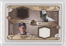 2009 SP Legendary Cuts Generations Memorabilia Jake Peavy Gaylord Perry HOF