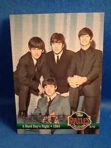 THE BEATLES - 1993 APPLE CORP. (1) GOLDEN MUSIC NOTE CARD ! BEATLES COLLECTION - Picture 1 of 2