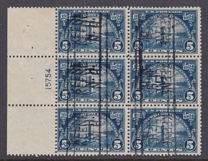 616 - BLOQUE DE PLACAS - COLOR PRECIOSO - KEENE N.H. - DOBLE PRECANCELACIÓN - ¡WoW! - Imagen 1 de 1